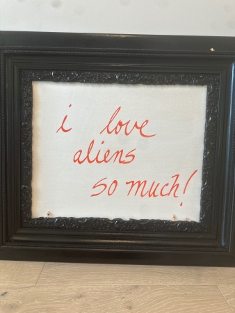 I love aliens so much by artist Teresa Green